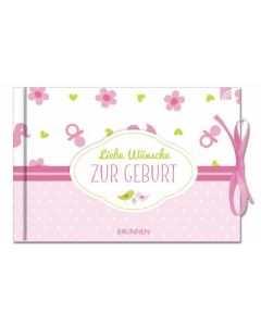 Liebe Wünsche zur Geburt (rosa)