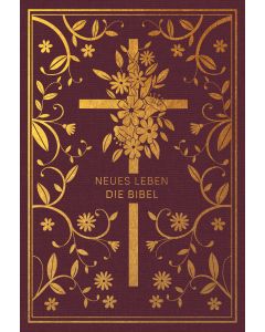 Neues Leben. Die Bibel - Gold/Bordeauxrot