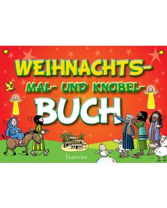 Weihnachts-Mal- und Knobel-Buch