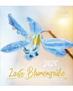 Zarte Blumengrüße 2025 - Tischkalender