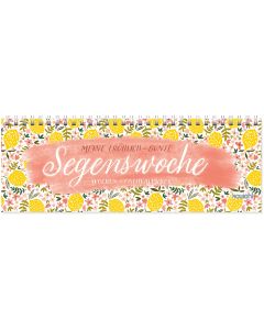 Meine fröhlich-bunte Segenswoche 2026 - Wochenplaner