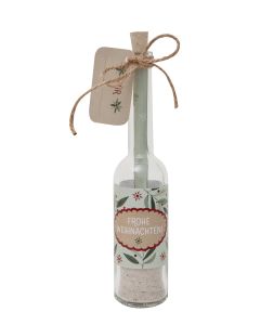 Flasche 'Frohe Weihnachten'