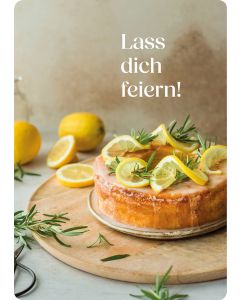 Postkarte Lass dich feiern!