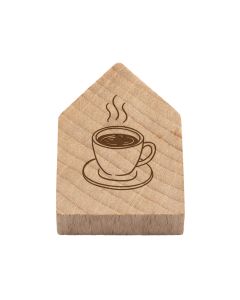 Magnetisches Holzhaus Tasse