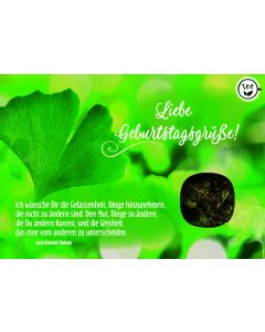 Liebe Geburtstagsgrüße! Ich wünsche Dir die Gelassenheit ...