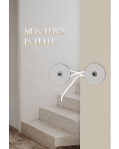Notizbuch mit Knopf 'Mein Leben in Fülle'