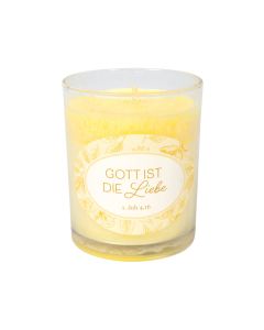 Duftkerzenglas 'Gott ist Liebe'