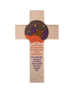 Holzkreuz 'Abendgebet'