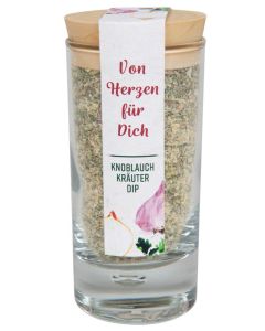 Knoblauch-Kräuter-Dip 'Von Herzen für dich'