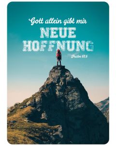 Postkarte Gott allein gibt mir neue Hoffnung