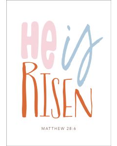 Postkarte He is risen