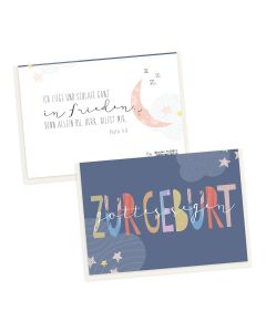 Faltkarte Zur Geburt Gottes Segen