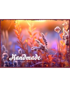 Metallschild 'Handmade'