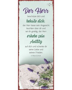 Metallschild 'Der Herr beschütze dich'