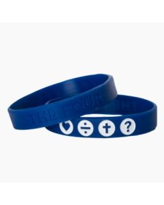 THE FOUR Armband navy blau 21 cm