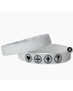 THE FOUR Armband weiß 18 cm leuchtend