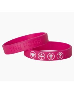 THE FOUR Armband magenta 18 cm