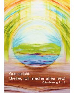 Faltkarte 10 Ex. 'Siehe, ich mache alles neu!