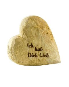 PAPPELHOLZ ICH HAB DICH LIEB