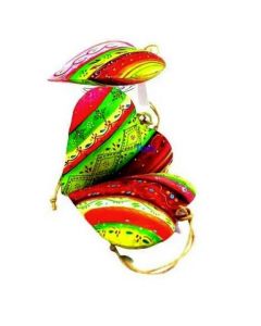 METALLHERZ STREIFEN 12 CM