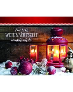 Eine frohe Weihnachtszeit wünsche ich dir