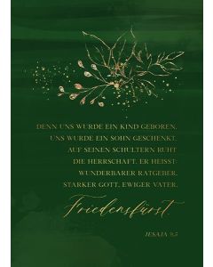 Postkarte 'Friedensfürst'