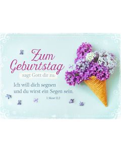 Postkarte 'Zum Geburtstag - Segen'  1EX