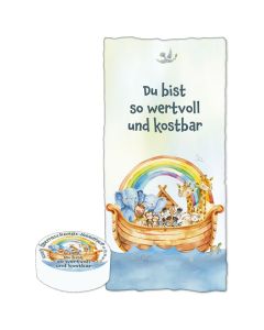 Handtuch 'Du bist so wertvoll und kostbar'