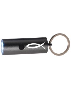 LED-Taschenlampe 'Fisch' anthrazit