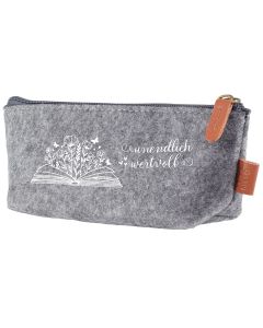Filz-Etui 'unendlich wertvoll'