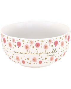 Schale 'unendlich geliebt' Gold-Edition
