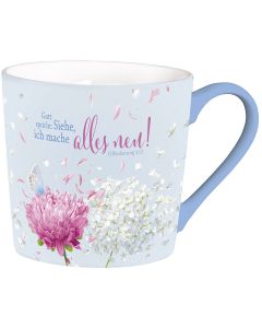 Tasse 6er Set                                               'Gott spricht: Siehe, ich mache alles neu! Offenbarung 21,5'