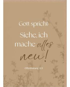 Faltkarte 'Siehe, ich mache alles neu'