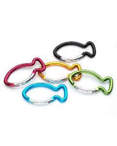 Schlüsselanhänger 'Karabiner' - grün