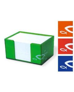 Notizzettelbox 'Fisch' - orange