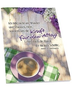Notizheft 'Ich bitte nicht um Wunder ..'