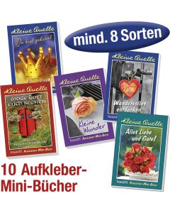 Paket 'Aufkleber-Mini-Bücher' 10 Ex.