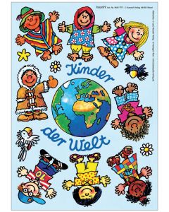Fensterbild A4 'Kinder der Welt'