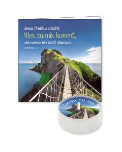 Lichtgruß 'Wer zu mir kommt ...'