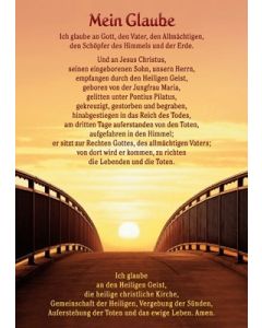 Poster A3 'Mein Glaube'