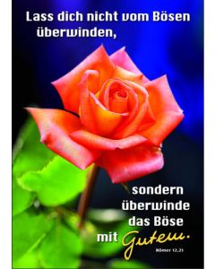 Poster A4 'Lass dich nicht vom Bösen'