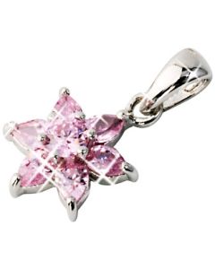 Anhänger 'Davidstern' Rosa