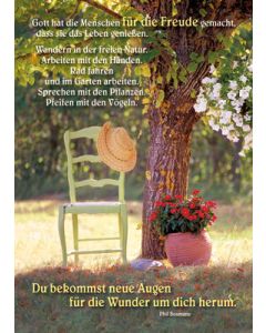 Postkarte 'Du bekommst neue Augen' 12St.
