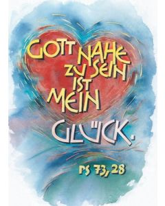 Poster A1 'Gott nahe zu sein ...'