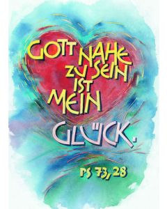Poster A3 'Gott nahe zu sein ...'