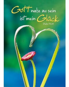 Poster A4 'Gott nahe zu sein ...'