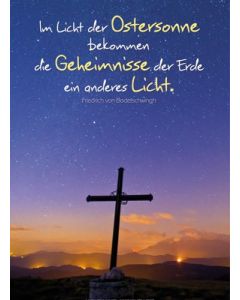 Postkarte 'Im Licht der Ostersonne' 12Ex