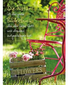 Postkarte 'Die Natur ist das ...' 12 Ex.