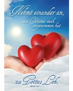 Raumbild A4 'Nehmt einander an ...'