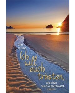 Faltkarte 'Ich will euch euch trösten'